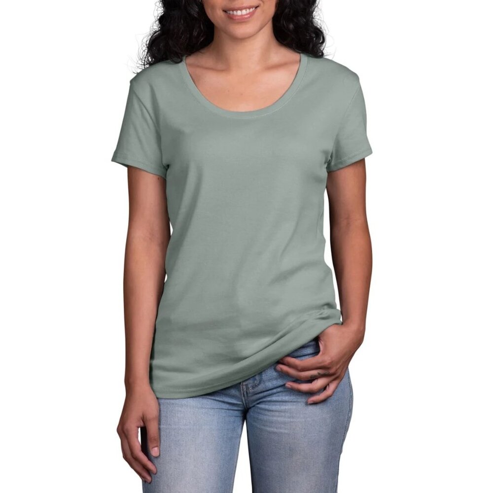 -‎ Kirkland Signature Women's Scoop Neck Pima Tee